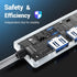 Tymyp 3.0 4 5Gbps, USB Hub, Port USB Hub, Swift Data Transmission at Swiftly Expand Laptop Connectivity for Flash