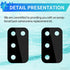 BESJMYT 2 Pack A02s A02s SM-A025U SM-A025U1 Rear Camera Lens Replacement for Samsung Galaxy Adhesive Back Camera Glass