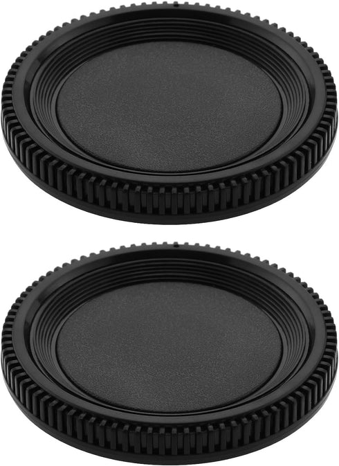 2pcs Camera Body Cap Replacement for Nikon F Lens Mount Cameras F3 FM2 F4 D6200 D5600 Df D3 D600 D810
