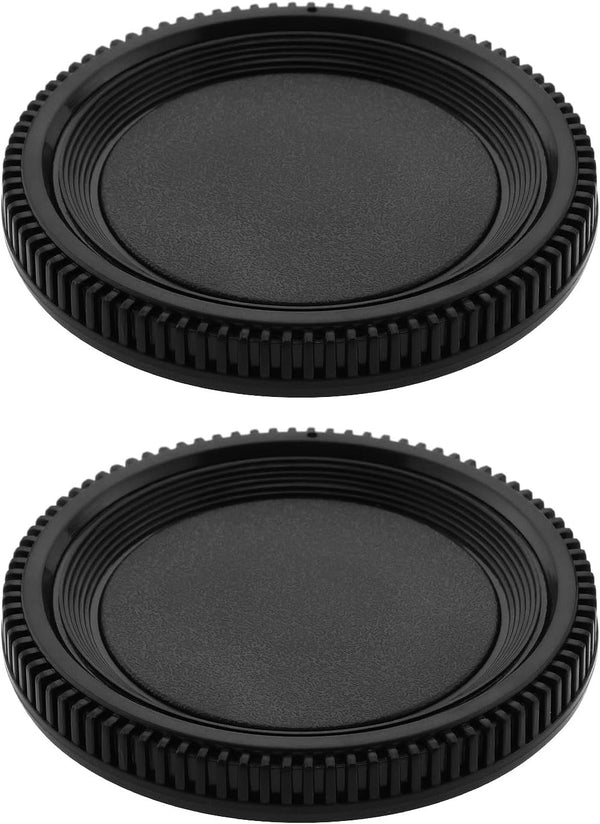 2pcs Camera Body Cap Replacement for Nikon F Lens Mount Cameras F3 FM2 F4 D6200 D5600 Df D3 D600 D810