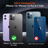 YmhxcY for iPhone 12 Case & iPhone 12 Pro Phone Case Shockproof Dropproof Dust-Proof Drop Proof 3-Layer Durable Phone Case Heavy Duty Protection Phone Case Cover for iPhone 12 6.1“Black and Grey