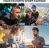Bone Conduction Headphones - Open-Ear Wireless Bluetooth 5.3 Workout Headphones with Microphones, 20H Playtime