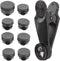 KAJNBN 10-in-1 Phone Camera Lens Kit with Wide Angle, Fisheye, and Macro Lenses