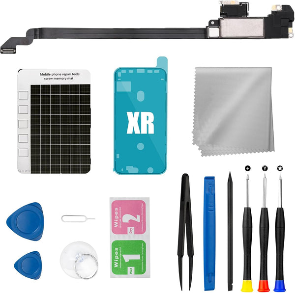 iPhone XR Earpiece Speaker Replacement, Proximity Sensor Flex Cable with Repair Kits for iPhone XR
