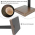 Wooden Headphone Stand for Desk, Airpods Max Holder with Square Design