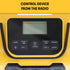 Mellif Cordless Emergency Weather Radio Speaker for Dewalt 20V Max Battery, AM/FM Weather Alert Bluetooth Radio with