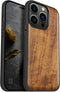 Carveit Magnetic Wood Case for iPhone 14 Pro - Natural Wood & Black
