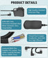 EAGLEGGO H1, H2n, H5, H6, Q2HD, Q4, R8 Power Supply Adapter for Zoom Recorders AC Adapter Wall Charger
