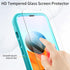 URBANITE iPhone 13 Case - Sky Blue, Military Grade Shockproof, Kickstand & Screen Protector for 6.1" Apple iPhone 13.