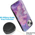 Casely iPhone 15 Case | Tie Dying Over You Purple Marble | Bold Case | Compatible with MagSafe
