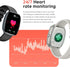 Smart Watches Men Women Fitness Tracker for Men Smartwatch Bluetooth Call Make/Answer Reminder Heart Rate Sleep Monitor Step Pedometer Counter Waterproof Sports Watch ios Android Phones Silicone