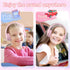 Kids Headphones with Cord, 3.5mm Jack, Safe Volume Control, Built-in Microphone, Pink