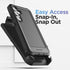Samsung Galaxy S24 Plus Rugged Belt Case by Encased - Heavy Duty Cover with Holster Clip & Tempered Glass Protector.