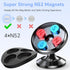 Magnetic Phone Holder for Car Dashboard, 2-Pack with Strong Magnet & 4 Metal Plates, 360° Rotation Universal Dash Mount