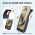 Battery Case for Galaxy S24 Ultra, 10000mAh Black - Extended Power Bank and Wireless Charger Case