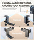 Headphone Hook Desk, Foldable Headset Holder Clamp Hanger Mount with Built-in Cable Clip Organizer