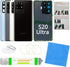 Galaxy S20 Ultra Back Cover Glass Replacement with Pre-Installed Camera Lens and Repair Tools (Cosmic Black)