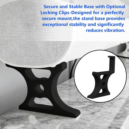 Generic 3-Height (25mm-75mm), Installation(25mm Soundbar Stand Compatible with Arc, Adjustable Riser Base Sturdy Base
