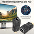 Eiszuso 5e/6, 2-Port RJ45 1080P 30m/98ft, Set PS4, HDMI Extender Over Cat HDMI to Ethernet Network Converter, Supports