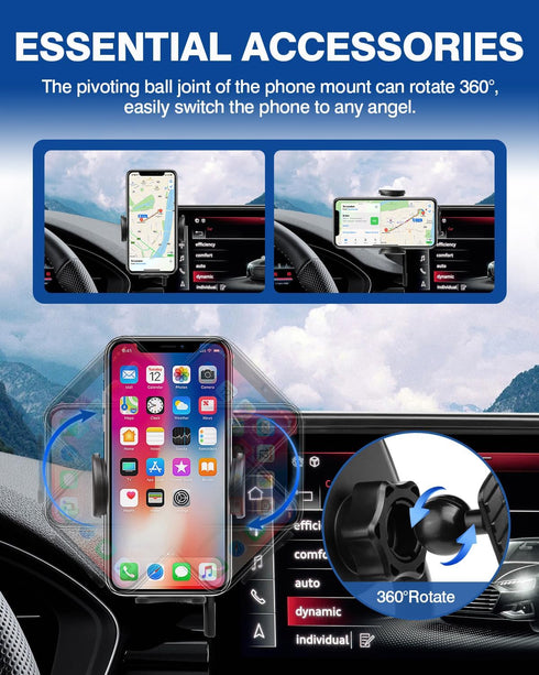 Autorder Custom Fit for Car Phone Holder, Audi A4 2020+/A5 2020+/Q5 2021+ Accessories Phone Mount, 10.1" Screen Cell