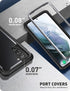 i-Blason Ares Series Case, Designed for Galaxy S21 5G (2021 Release), Rugged Clear Bumper Case (Black)