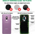 Galaxy S9+ Back Glass Cover Replacement Housing Door with Pre-Installed Camera Lens, Adhesive & Repair Tools for