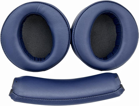 MDR-XB 950bt Earpads Headband Replacement Cushions Accessories with Memory Foam Compatible with Sony MDR-XB950BT XB950B1 XB950N1 XB950AP Bluetooth Wireless Headphones-Protein Leather Blue