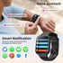Hwagol Smart Watch with Call Function, 1.85 Inch Fitness Tracker, Heart Rate/Sleep Monitor, Android iOS