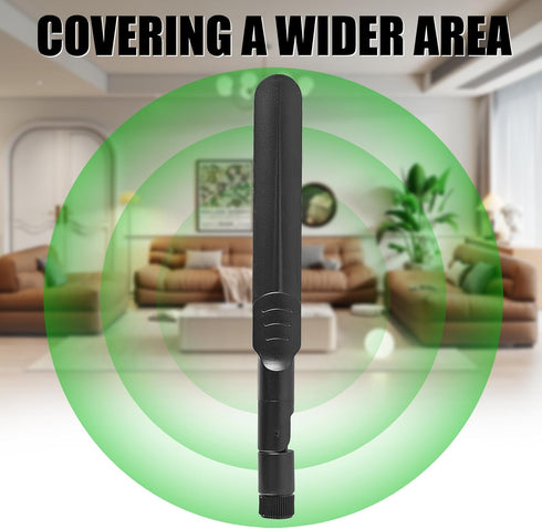 DORHEA 2Pcs 8dBi 2.4GHz 5GHz 5.8GHz Dual Band WiFi Antenna RP-SMA Male Bluetooth Antenna for USB Adapter Camera Video