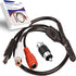Tiny RCA Outdoor Security CCTV Microphone for IP, NVR, TV, DVR Surveillance Cameras
