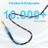 Lightning to 1/4 TRS Audio Stereo Cable, 3 in 1 to 1/4 Male Aux Audio Cord Compatible with iPad, iPhone 13 Pro for