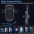 2024 Upgraded 2 in 1 Car Cup Holder Expander with Adjustable Base Long Gooseneck 360° Rotation Phone Holder