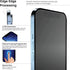 IceSword Matte Glass Screen Protector for iPhone 13 Mini - 9H Hardness, Shatterproof, Anti-Fingerprint, Case Friendly.