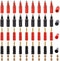 Glarks 40pcs Black and Red 4mm Banana Speaker Wire Cable Screw Plugs with Amplifier Connectors