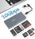 Suejezt CFast Card Reader Memory Stick Pro Duo Adapter, USB C CFast 2.0
