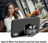 2-Pack Phone Case Holder for Fingers, Pop it for Phone Grip with Expanding Kickstand, Skull Leaf