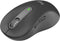 Logitech Signature M650 L Full Size Wireless Mouse, 2-Year Battery, Silent Clicks, Bluetooth, Graphite