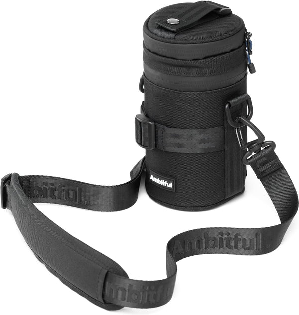 AMBITFUL Thick Camera Lens Pouch Case, Water/Dust/Shock Protection Lens Pouch for DSLR