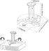 Cmple 360 22lbs - Universal Adjustable Ceiling Projector Mount, Degree Swivel Rotatable Projector Bracket - Max