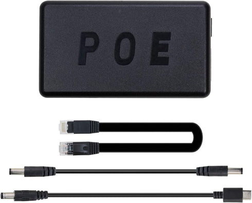 UCTRONICS PoE Splitter 5V 4A for Raspberry Pi 4 & Jetson Nano, Active PoE+ to Barrel Jack or USB-C Adapter