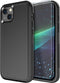Diverbox Heavy Duty iPhone 15 Case (Black) - Shockproof, Dropproof, with Tempered Glass Screen Protector, 6.1"