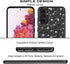 Samsung A15 Case, Glitter Shockproof Cover, Bling Sparkly TPU and PC Silicone Thin Protective for Women Girls, Black