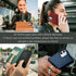 TUCCH Wallet Case for iPhone 12 Mini 5G, TPU Shockproof Inner Shell, PU Leather RFID Blocking Magnetic Stand Flip Cover