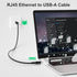 20 3.0 RJ45 Conable USB to Ethernet Cable FT, USB Type A to Cable, USB to Network Internet LAN Adapter, Gigabit