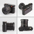 Haoge Metal Lens Hood Shade for Leica Q3 Q2 Q-P QP q Typ 116 Typ116 Camera Black