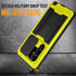 Samsung Galaxy S23 Ultra 5G Case, Heavy Duty Aluminum Metal Gorilla Glass Waterproof Shockproof Protector Cover with