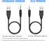 USB DC Charger Charge Charging Cable for Mini S530 Smallest Invisible Wireless Bluetooth Earbuds Earphones Headphones Headset and Bluetooth Shower Speaker by PChero