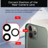 for iPhone 11 PRO OEM Rear Camera Lens Replacement for iPhone 11 PRO MAX with Dual-Sided Adhesive 11PRO Back Camera Glass Lens 11 PROMAX with Fix Tool Repair Kit Tweezers A2160 A2217 A2215