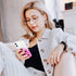 JJGoo iPhone 11 Case, Pink Gradient Clear Glitter Sparkle Shock Absorption Protective Slim Thin Cover