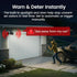 DEKCO 2K 180 270 24/7 Wired Security Camera Outdoor, Pan & Coverage, Constant Power Surveillance, Full Color Night